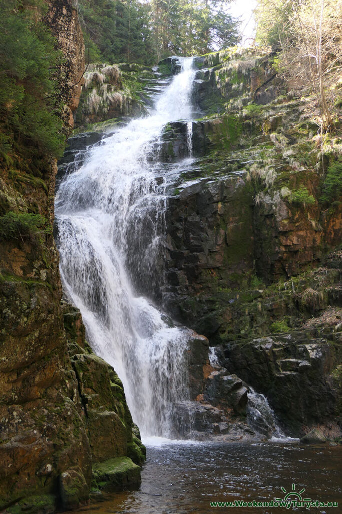 Wodospad Kamieńczyka - Karkonosze wiosną