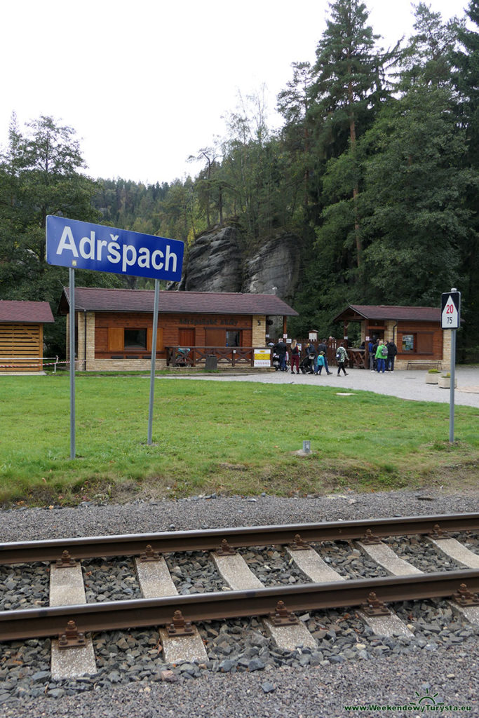 Adrspach - wejście do Skalnego Miasta
