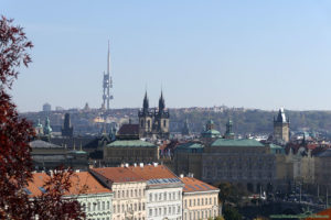 Panorama Pragi z Wieżą Telewizyjną