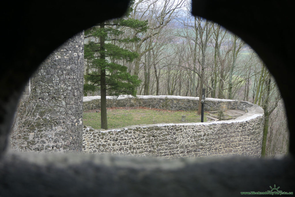 Zamek Grodziec - widokl z murów