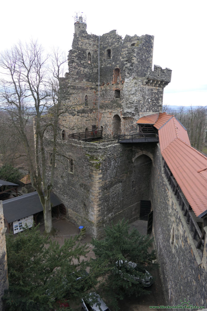 Zamek Grodziec - wieża zamkowa