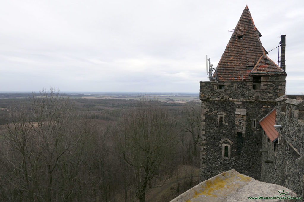 Zamek Grodziec - widok z murów