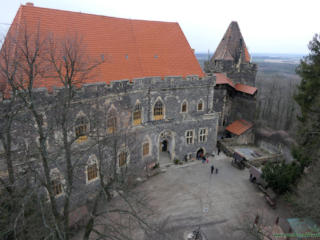 Zamek Grodziec - widok z murów