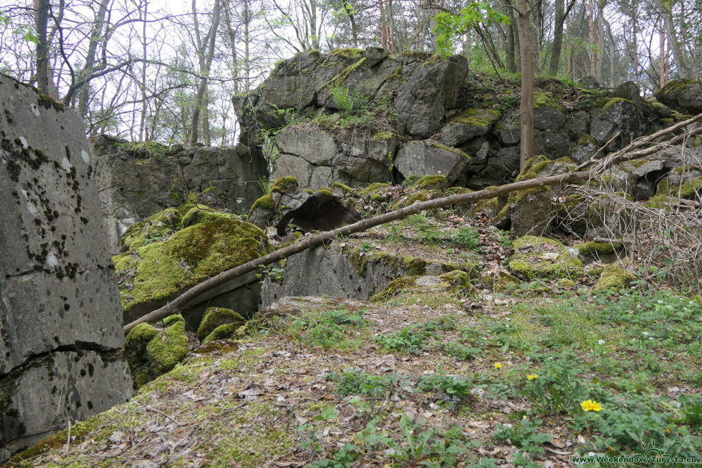 Grupa Warowna Ludendorff - ruiny bunkra