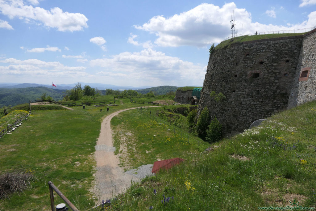 Twierdza Srebrna Góra - widok z Twierdzy