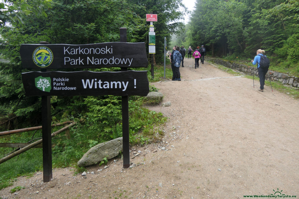 Żółty szlak do Schroniska pod Łabskim Szczytem - Karkonoski Park Narodowy