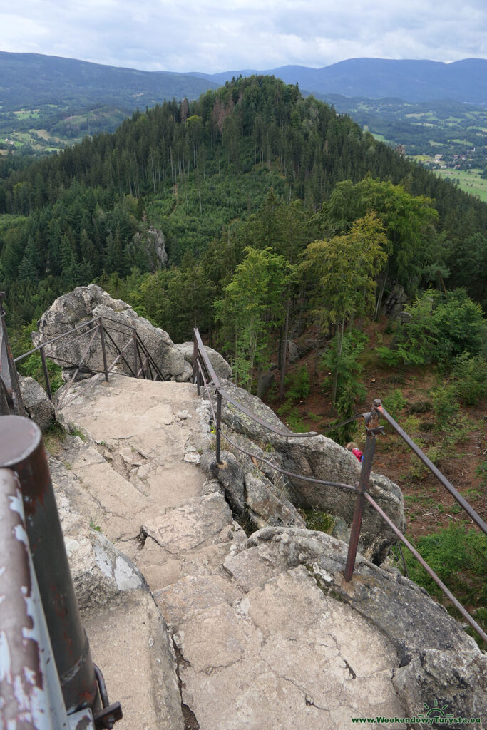 Sokolik Duży - widok ze szczytu