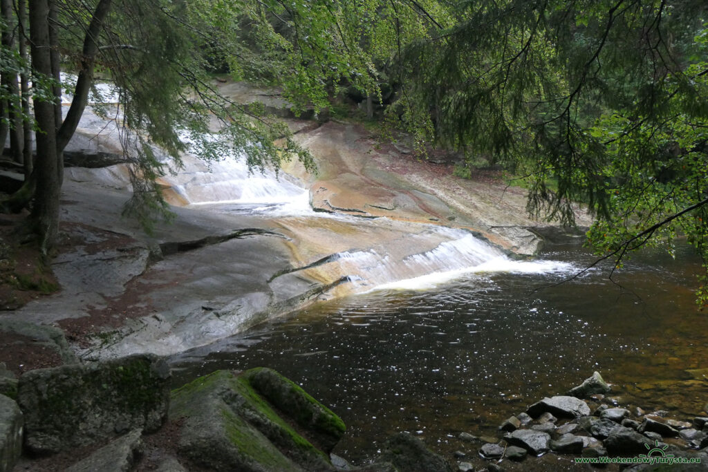 Niebieski szlak do Harrahova - wodospad Mumlavy