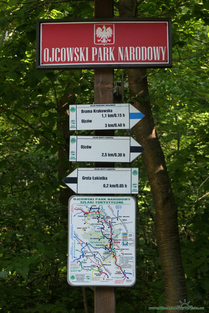 Ojcowski Park Narodowy - szlak do Groty Łokietka