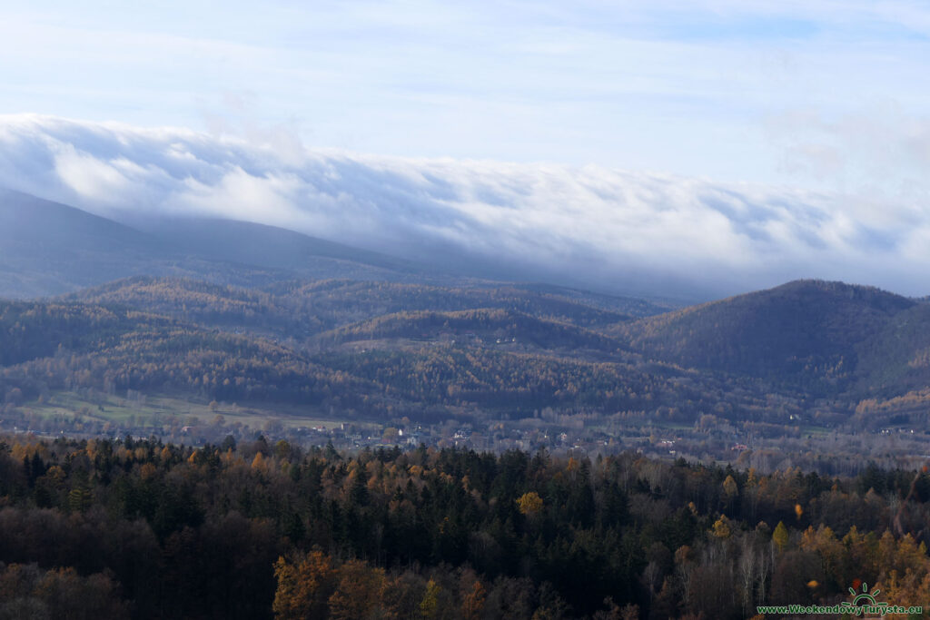Góra Witosza - panorama Karkonoszy