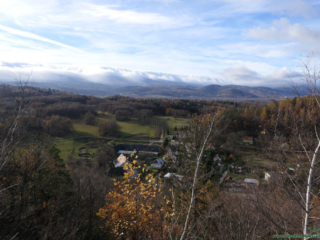 Góra Witosza - panorama Karkonoszy