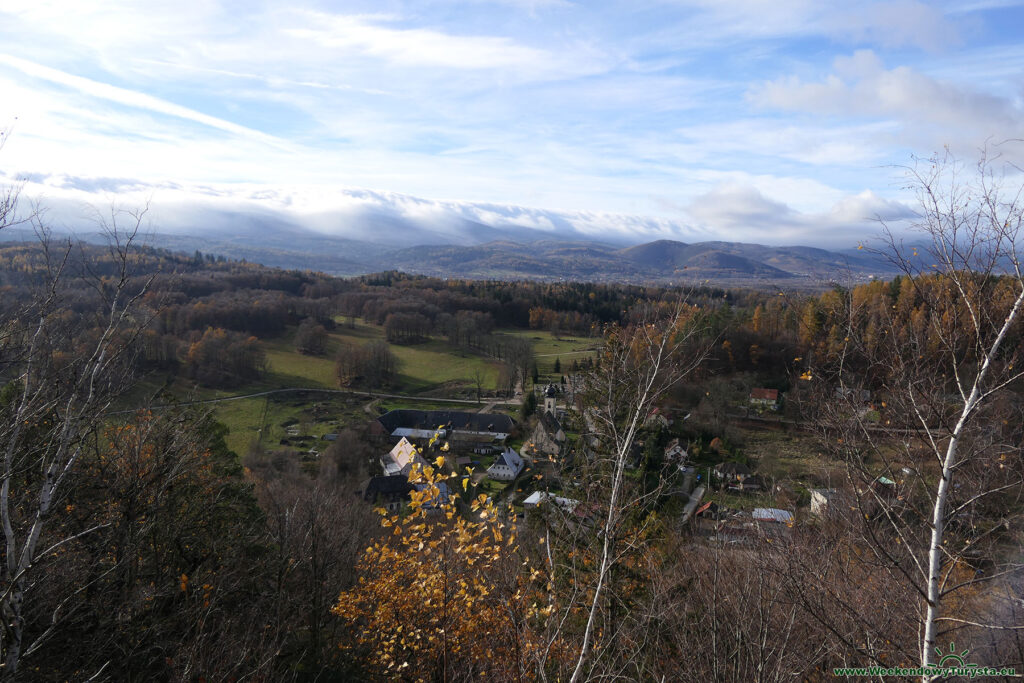 Góra Witosza w Staniszowie - panorama Karkonoszy