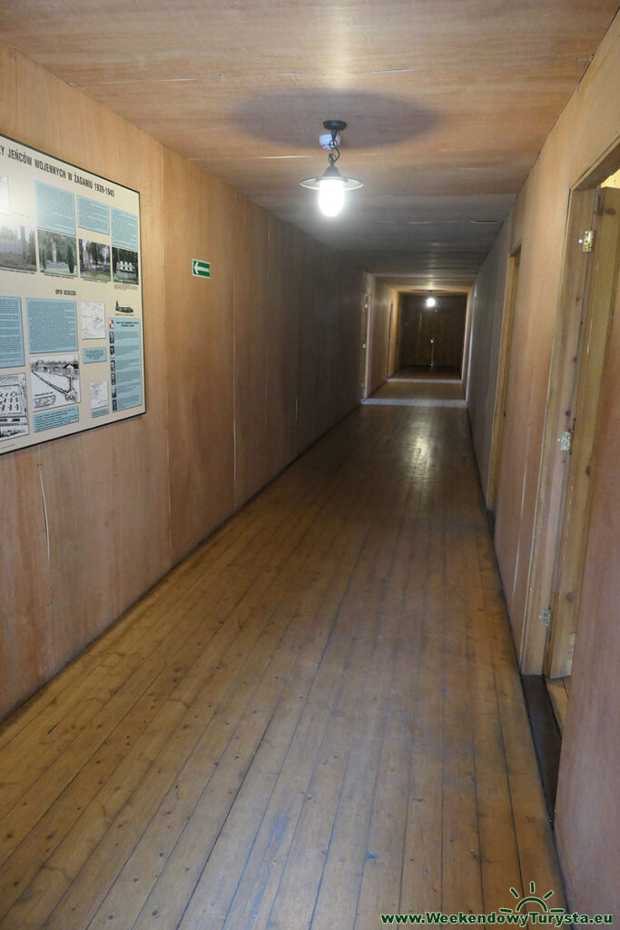Muzeum Obozów Jenieckich Żagań - makieta baraku