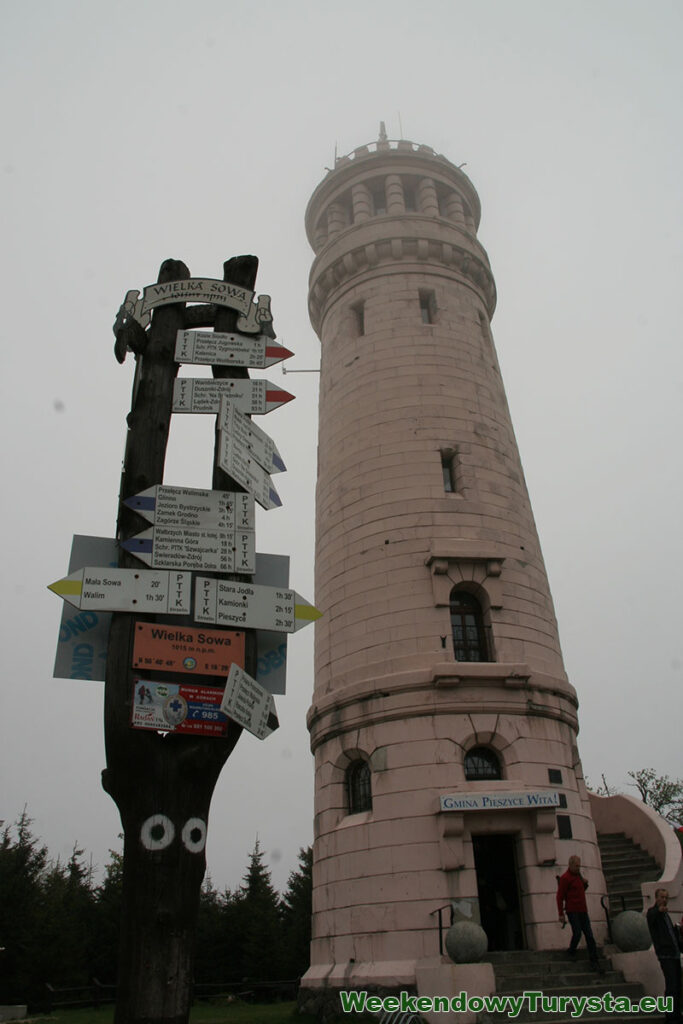 Wieża widokowa na Wielkiej Sowie - wypad w Góry Sowie