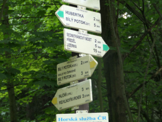 Żółty szlak do Białego Potoku