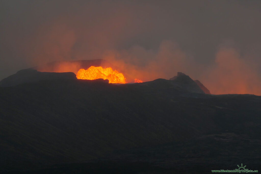 Erupcja Wulkanu Geldingardalur na Islandii