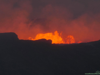 Wulkan Geldingardalur - erupcja