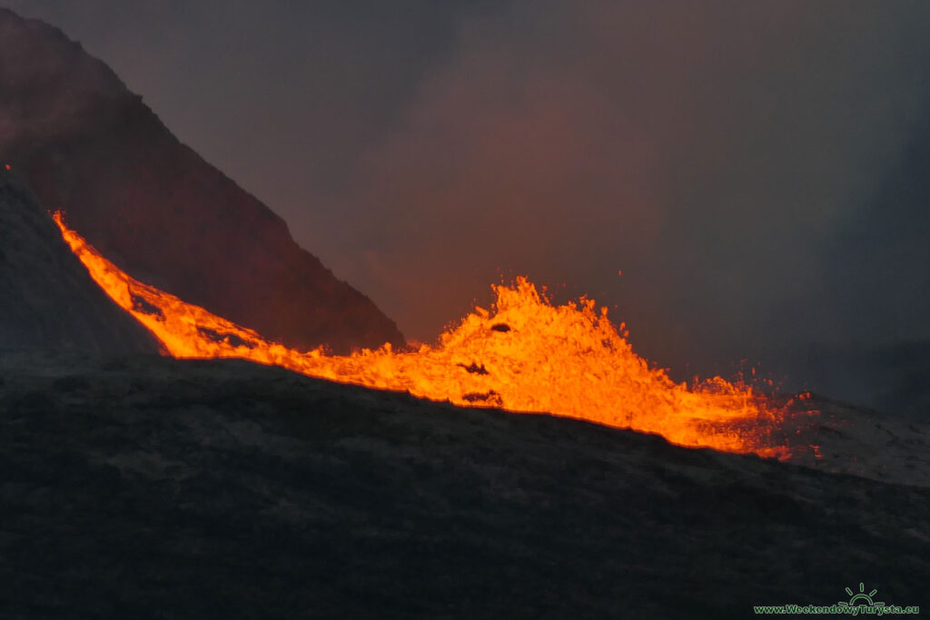 Erupcja Wulkanu Geldingardalur na Islandii