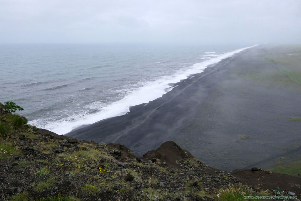 Widok z Dyrhólaey - południowa Islandia