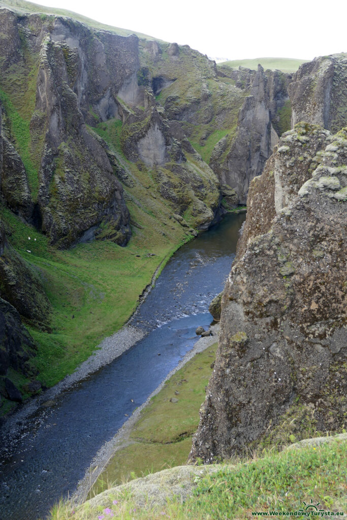 Kanion Fjadrargljufur - południowa islandia