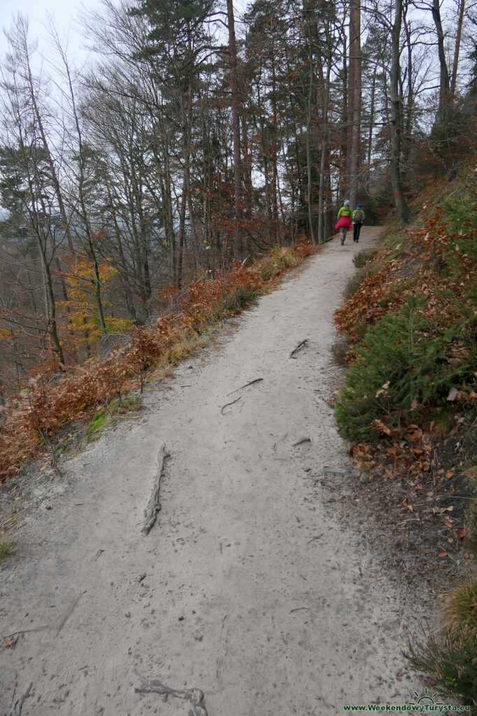 Park Narodowy Czeska Szwajcaria - czerwony szlak