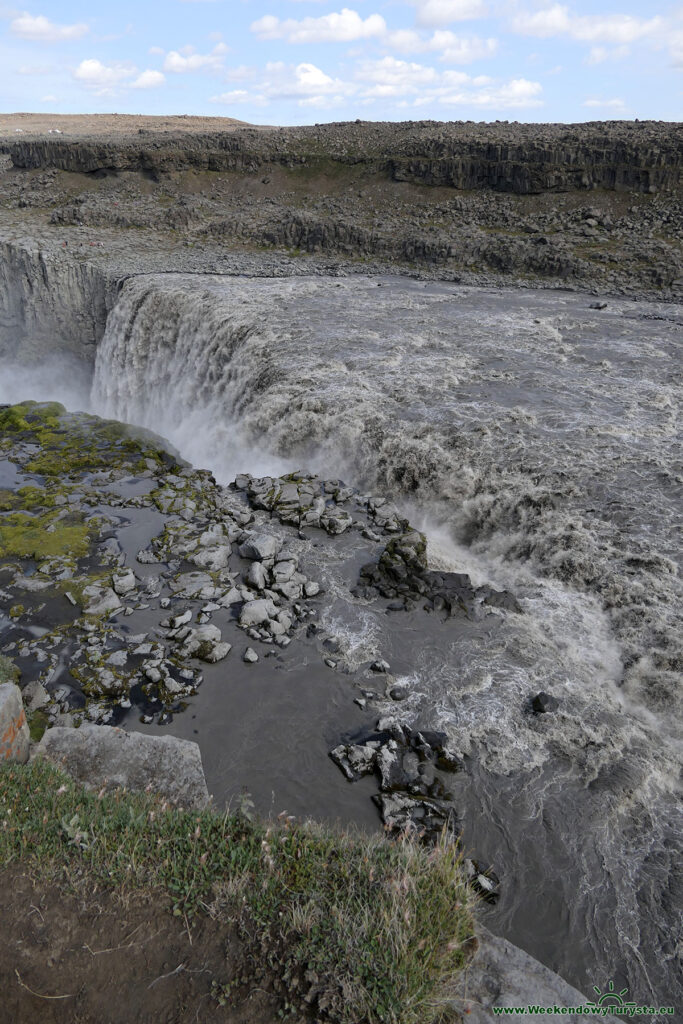 Wodospad Dettifoss - strona zachodnia