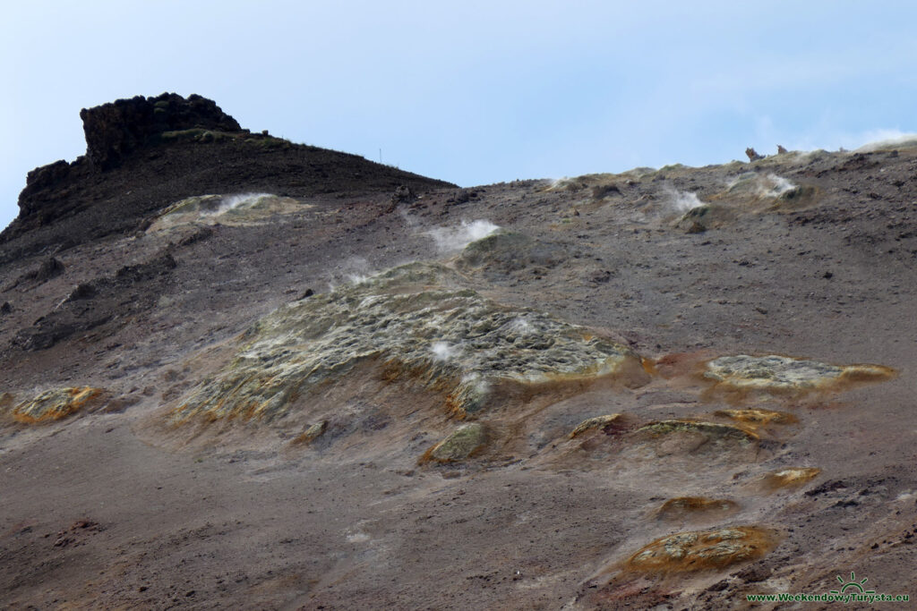 Pole geotermalne Hverir - Islandia północna