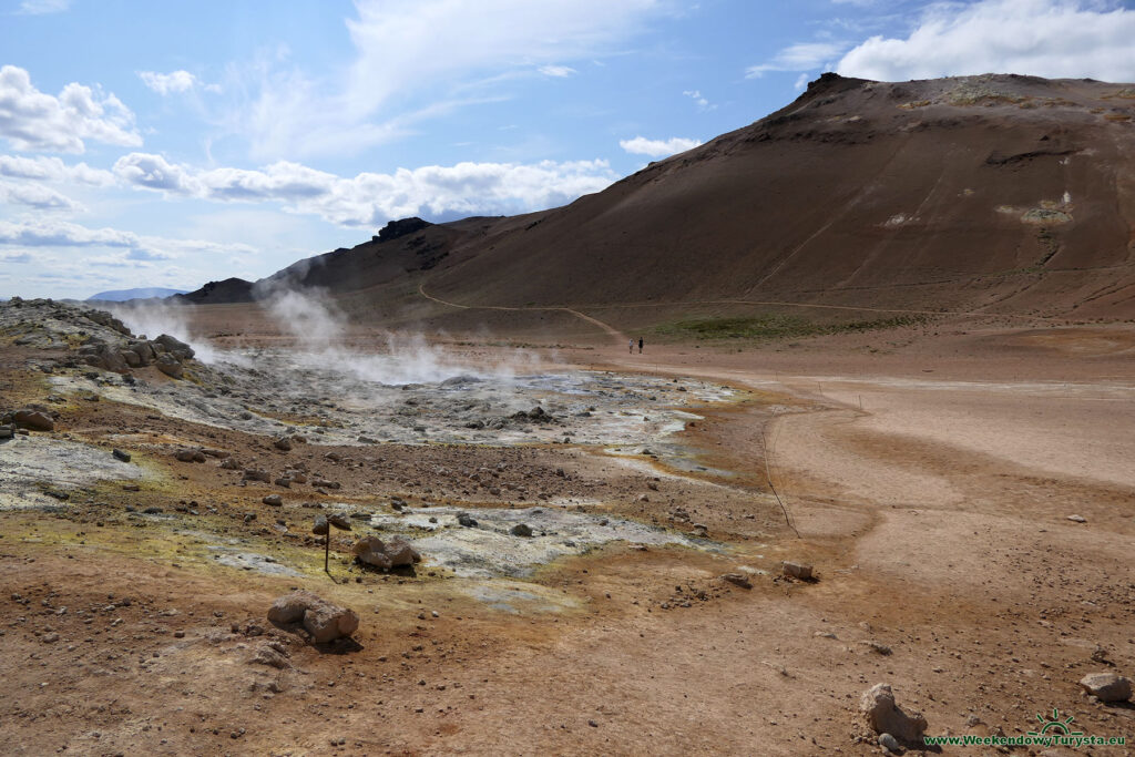 Pole geotermalne Hverir - Islandia północna