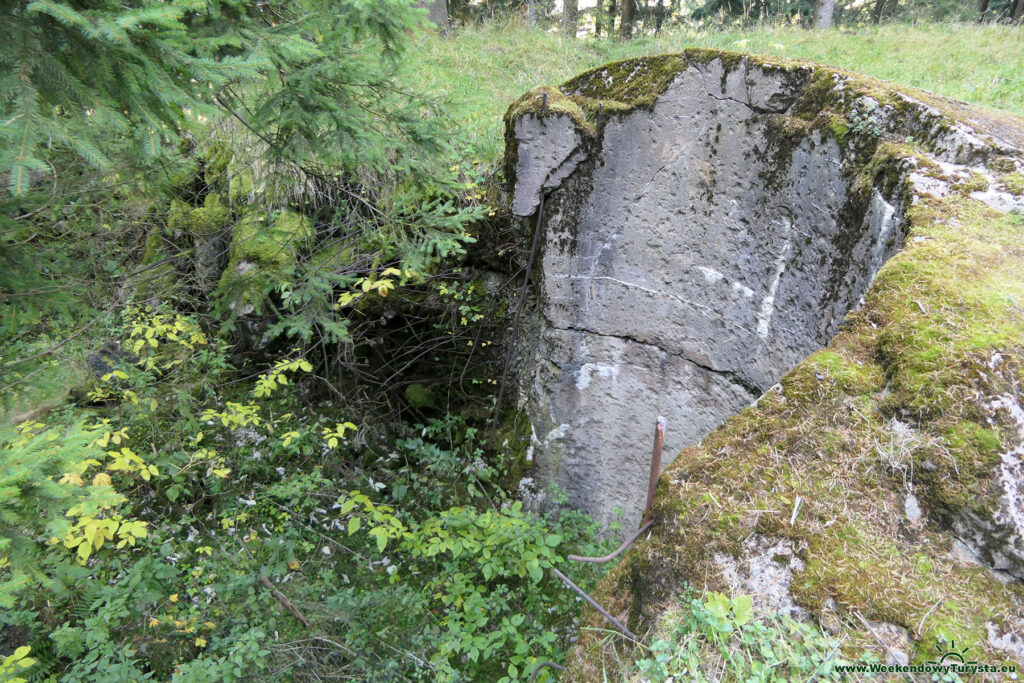 Bouda - czechosłowackie fortyfikacje - bunkier