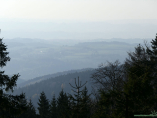 Bouda - czechosłowackie fortyfikacje - widok na dolinę
