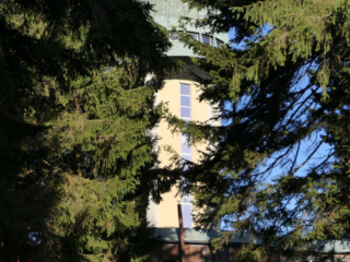 Niebieski szlak na Suchy Vyrch - wieża widokowa