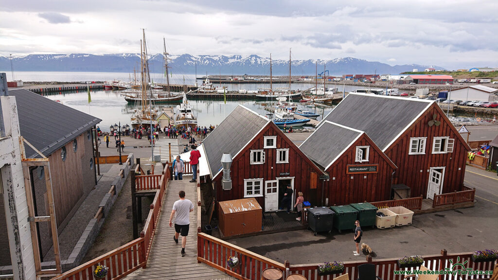 Port w Husavik - Lato na północy Islandii