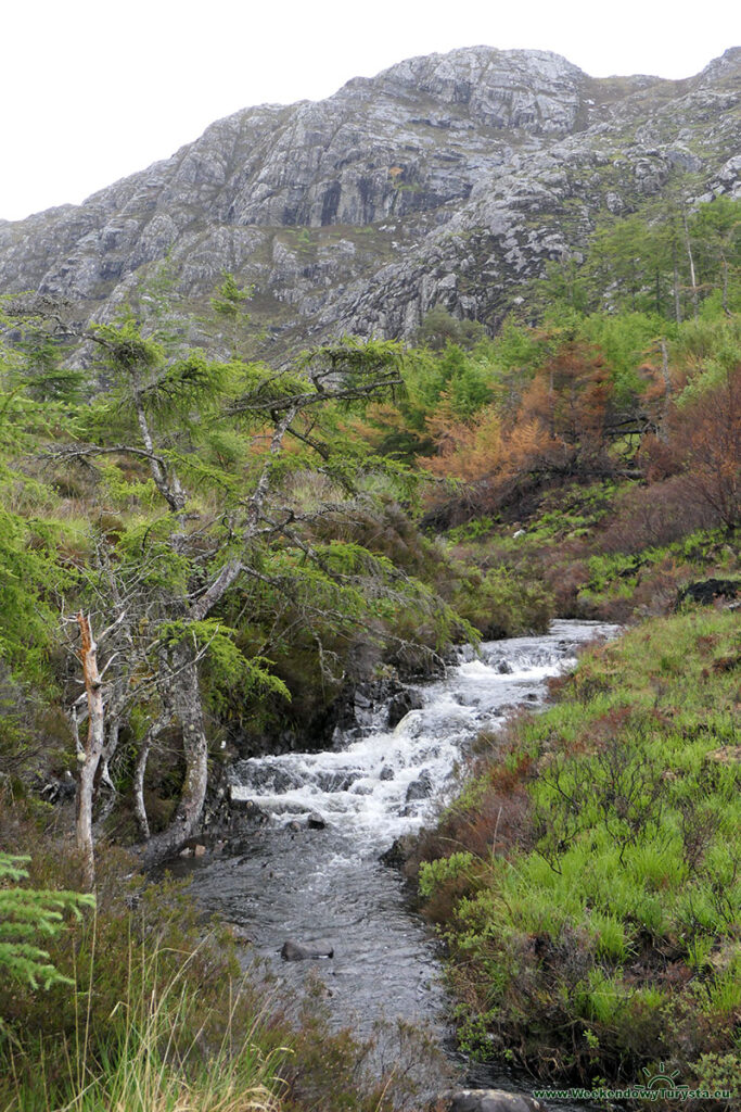 Szlak do wodospadu Fas Dubh - Szkocja