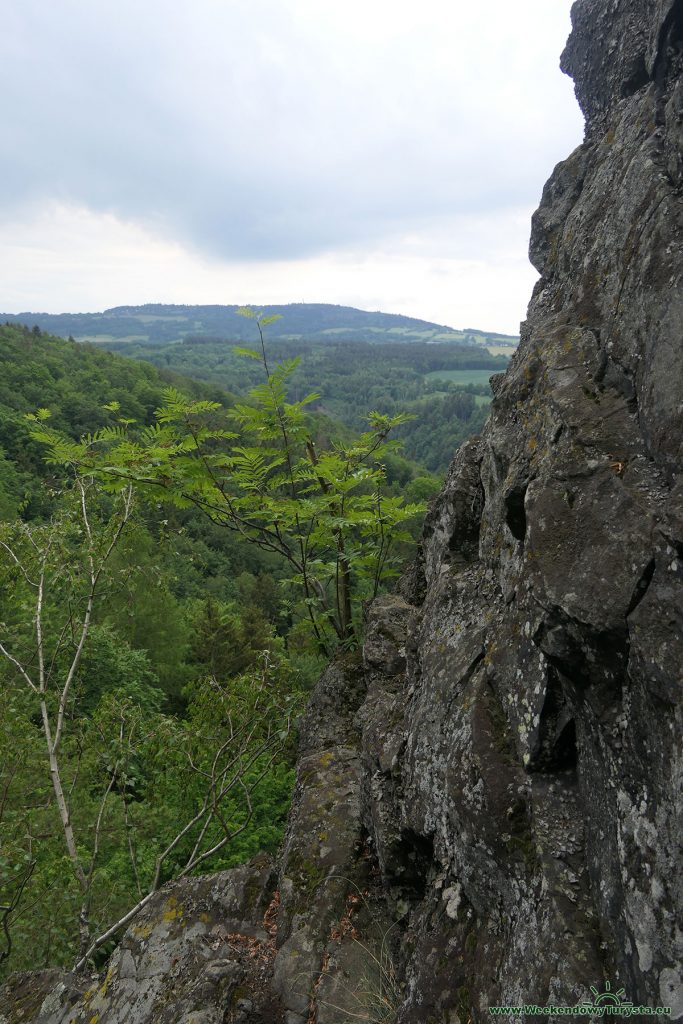 Widok z Mysiej Skały w Czeskim Raju
