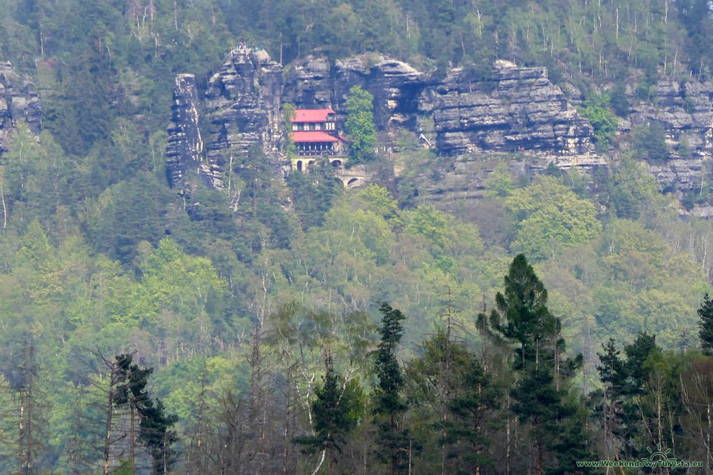 Pravcicka Brama widziana ze szczytu Zirkelstein