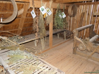 Skansen Pstrążna - izba mieszkalna