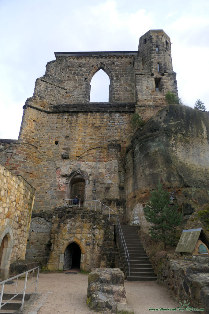 Klasztor Oybin - ruiny