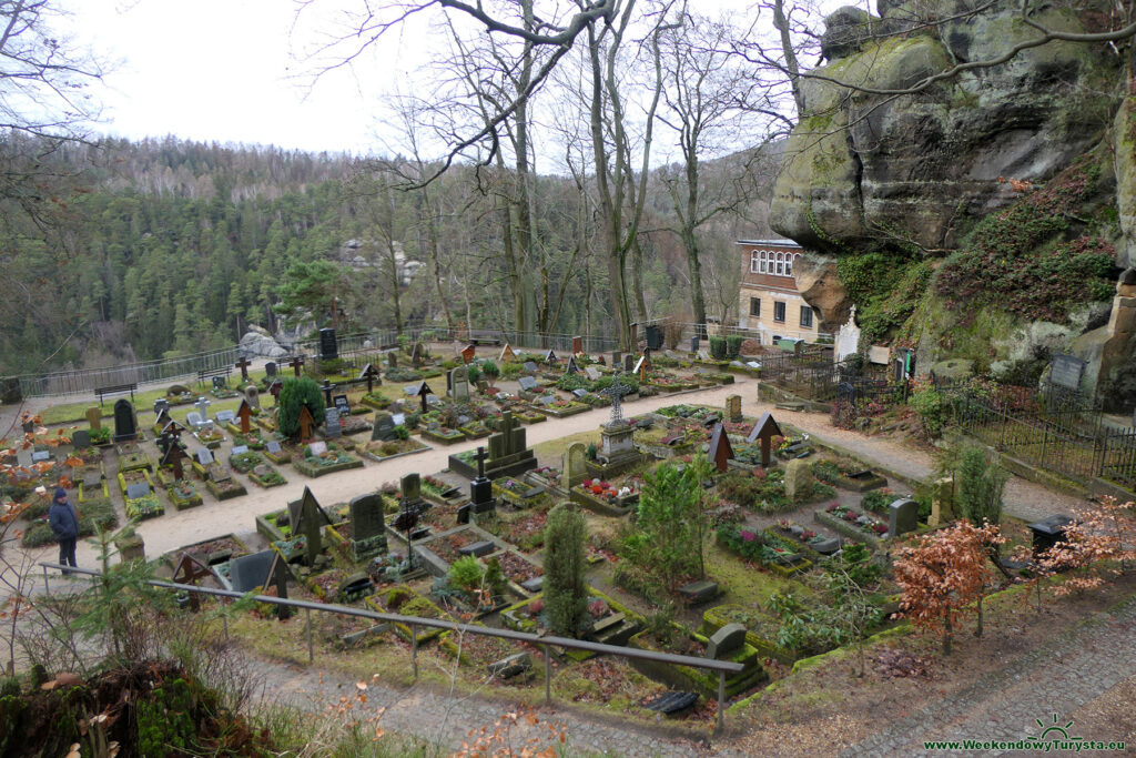 Góra Oybin - cmentarz Górski