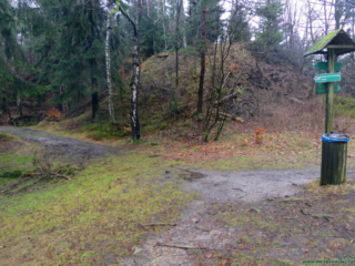 Szlak w dawnym kamieniołomie w Jonsdorf