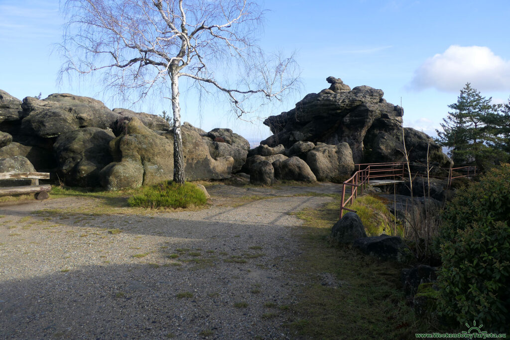 Schronisko Töpferbaude - Góry Żytawskie - formacje skalne