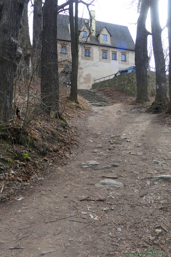 Zamek Grodno - wyjście z zamku