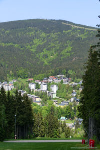 Zielony Szlak na Klinovkę - panorama Szpindlerowego młyna