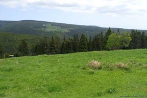 Bouda na Plani - panorama Karkonoszy