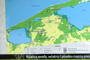 Tablica informacyjna - Słowiński Park Narodowy