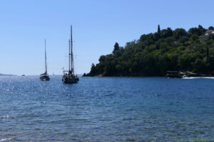 Agios Stefanos - widok na zatokę