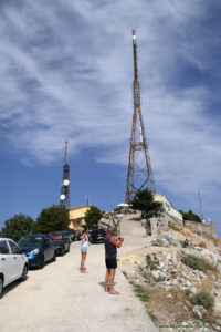 Pantokrator na Korfu - widok na szczyt