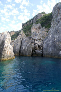 Rejs po zatokach w Paleokastritsa na Korfu