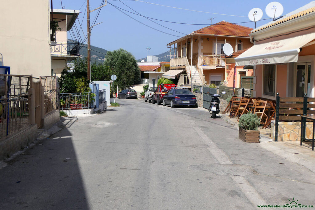 Południe Korfu - uliczki jednego z miasteczek