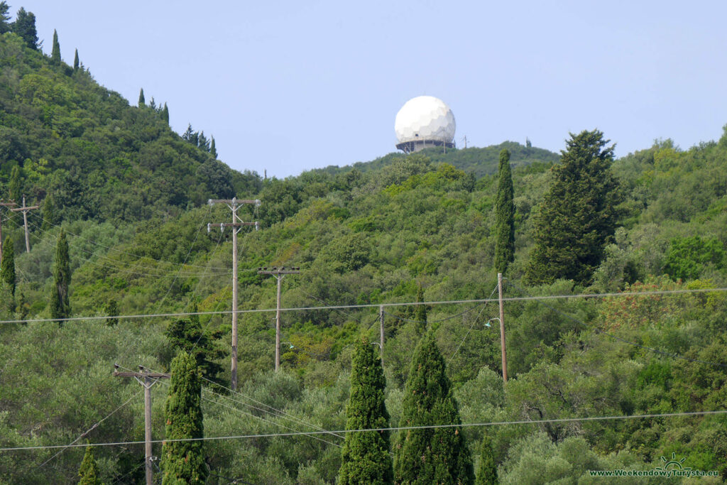 Radar na szczycie góry Pantokrator