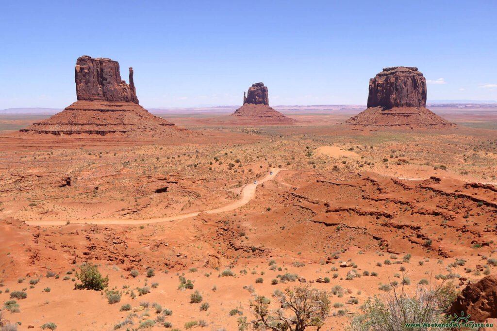 Widok na Monument Valley